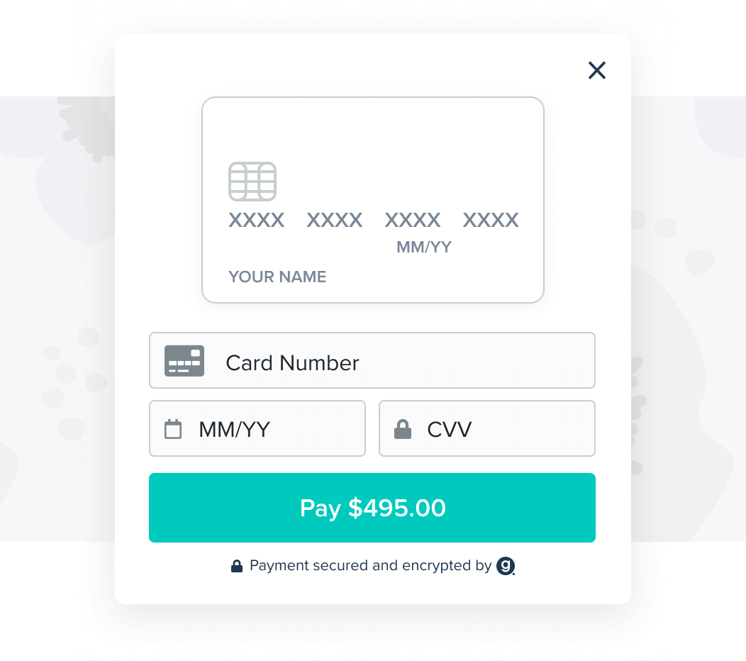 emergepay modal for taking in-app payments